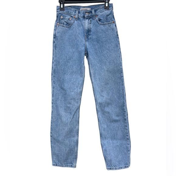 Levi's Jeans Levi Low Pro Straight Size 24 Light Blue Wash 0 Cotton
